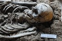 Sepoltura età del ferro primo piano