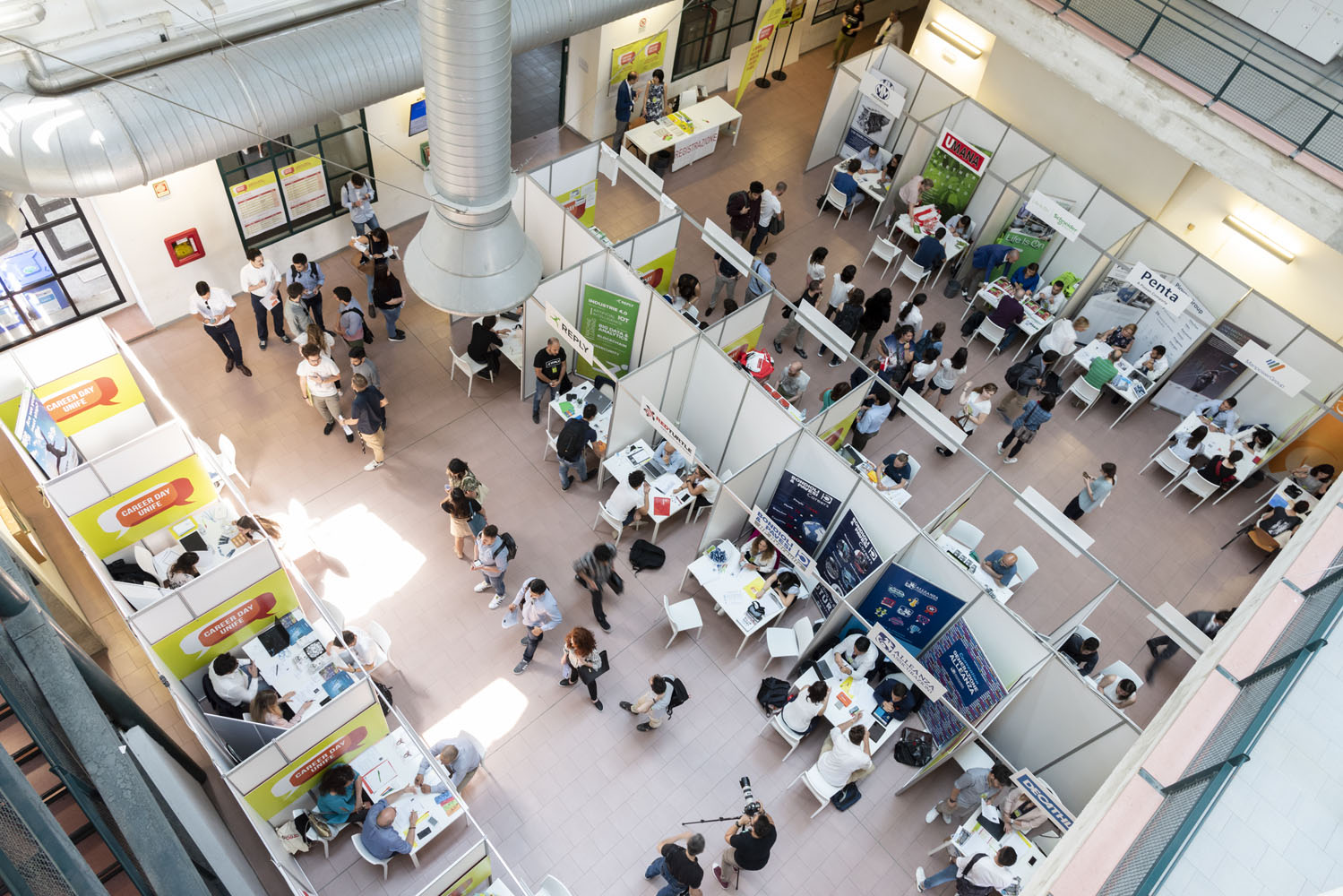 Career Day 2018 - vista d'insieme degli stand