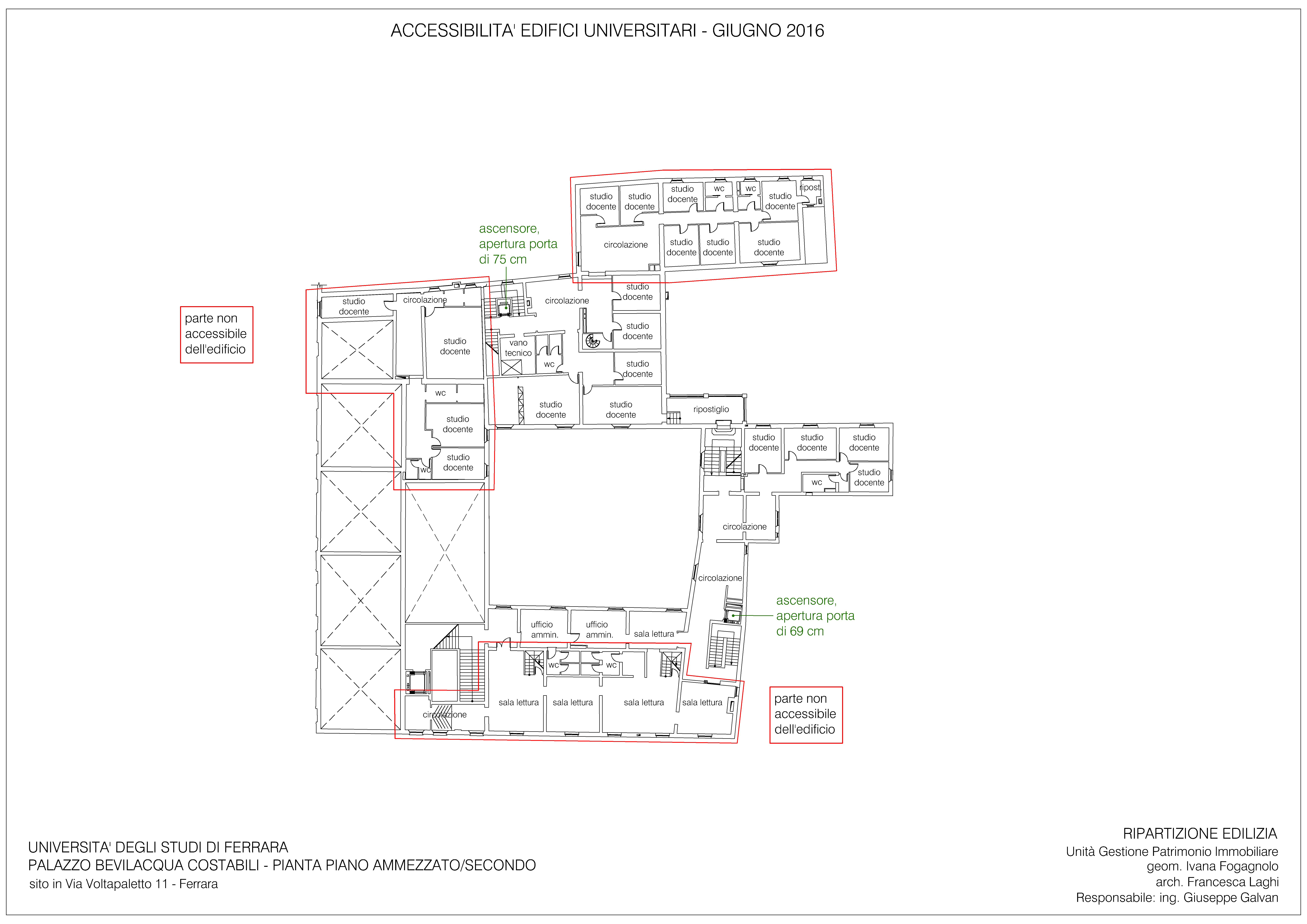Palazzo Bevilacqua Costabili Piano Ammezzato/Secondo